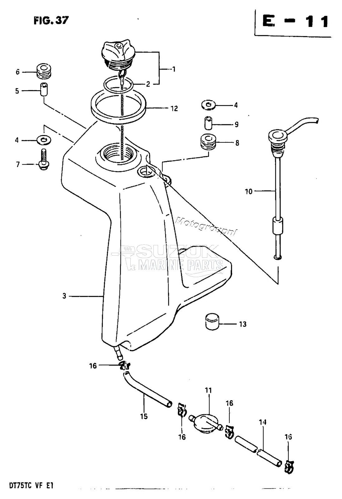 OIL TANK (MODEL VF)