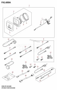 DF20A From 02002F-040001 (P01 P40)  2020 drawing OPT:MULTI FUNCTION GAUGE (DF9.9BR,DF9.9BT)