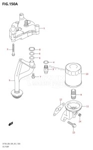 DF90A From 09003F-110001 (E03)  2011 drawing OIL PUMP.