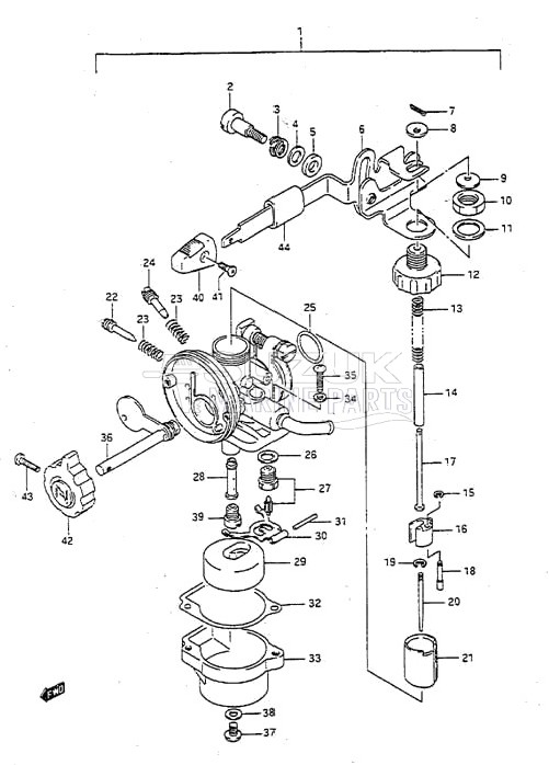 Carburetor (1990 to 1997)