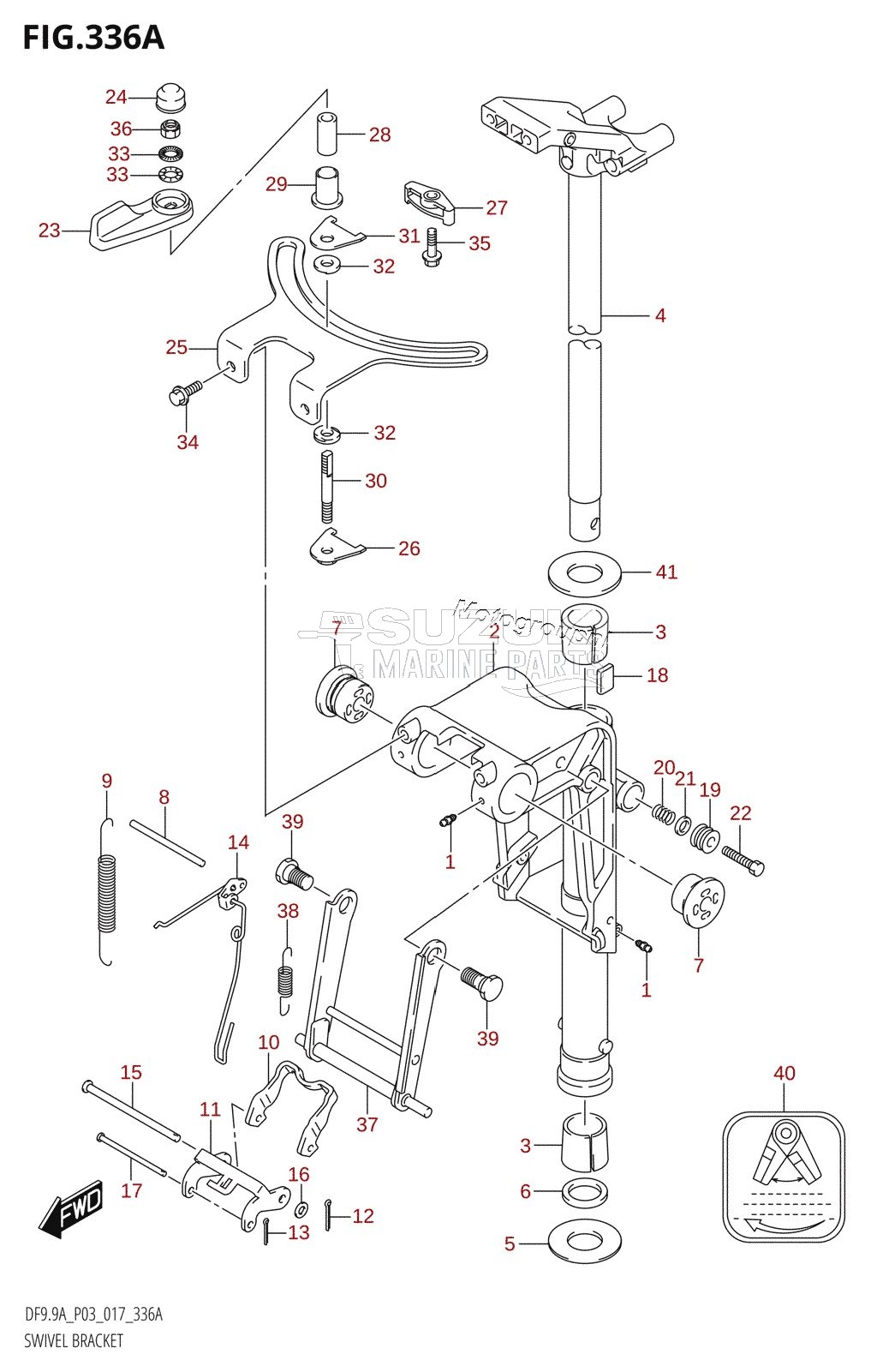 SWIVEL BRACKET (DF8A:P03)