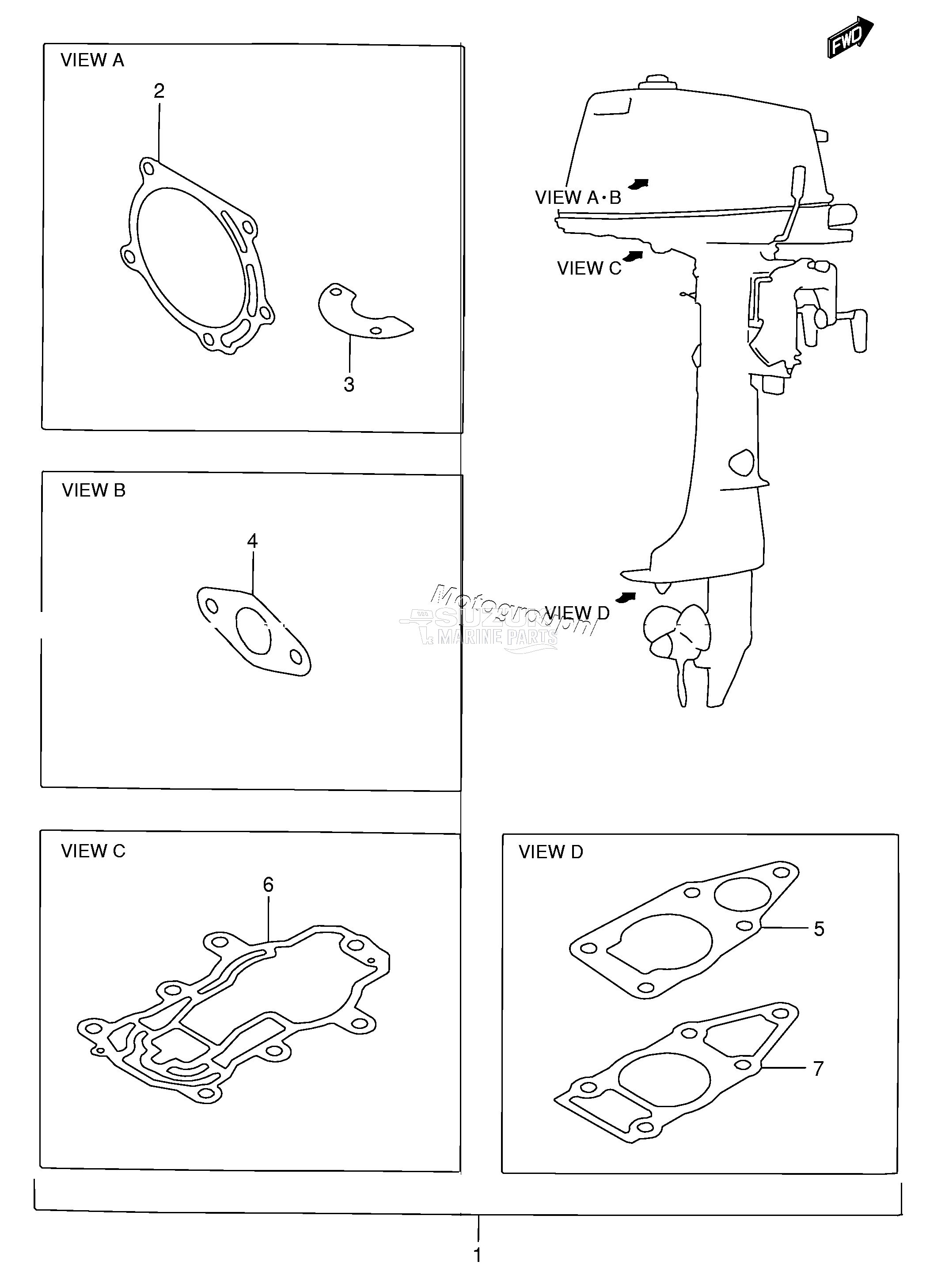 OPTIONAL : GASKET SET