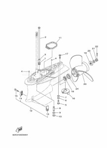 Z250FETOL drawing LOWER-CASING-x-DRIVE-2