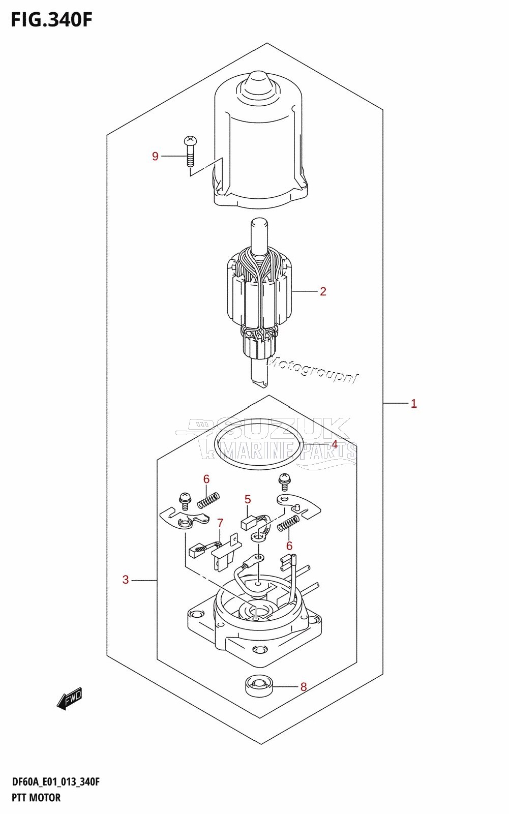 PTT MOTOR (DF60A:E01)