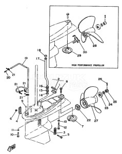 115B drawing PROPELLER-HOUSING-AND-TRANSMISSION-2