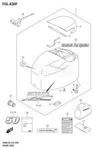 DF50A From 05003F-510001 (E01)  2015 drawing ENGINE COVER (DF50ATH:E01)