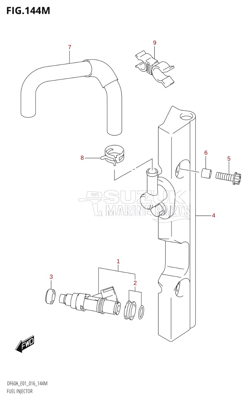 FUEL INJECTOR (DF60ATH:E40)