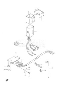 DF 9.9 drawing PTT Switch Non-Remote Control