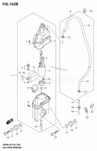 DF200AZ From 20003Z-610001 (E03)  2016 drawing FUEL VAPOR SEPARATOR (DF200AT:E40)