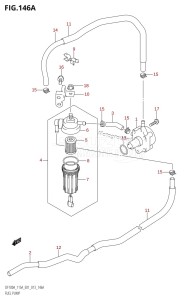 DF115A From 11503F-310001 (E01 E40)  2013 drawing FUEL PUMP