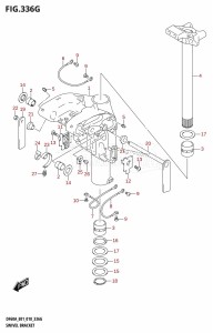 DF60A From 06003F-810001 (E01 E40)  2018 drawing SWIVEL BRACKET (DF60ATH:E01,DF60ATH:E40)