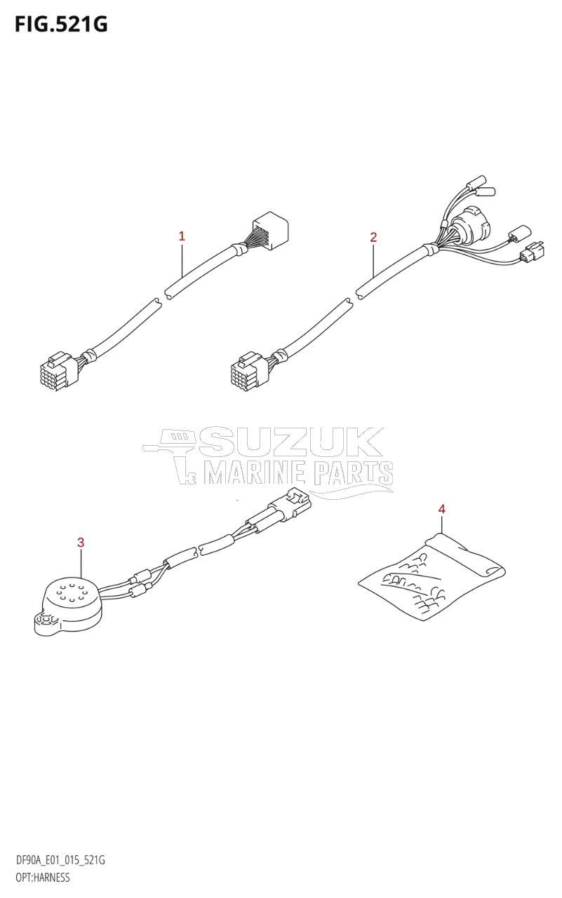 OPT:HARNESS (DF90A:E01)