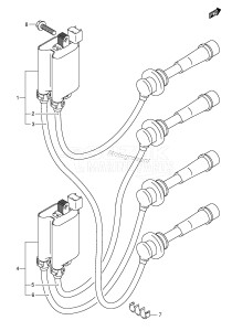 DF115TL From 115001F-371001 ()  2003 drawing IGNITION COIL