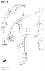 15003P-810001 (2018) 150hp E01 E40-Gen. Export 1 - Costa Rica (DF150AP) DF150AP drawing FUEL INJECTOR (E40)