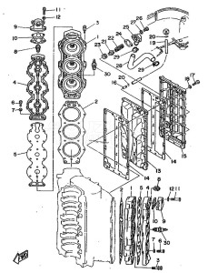 225B drawing CYLINDER--CRANKCASE-2