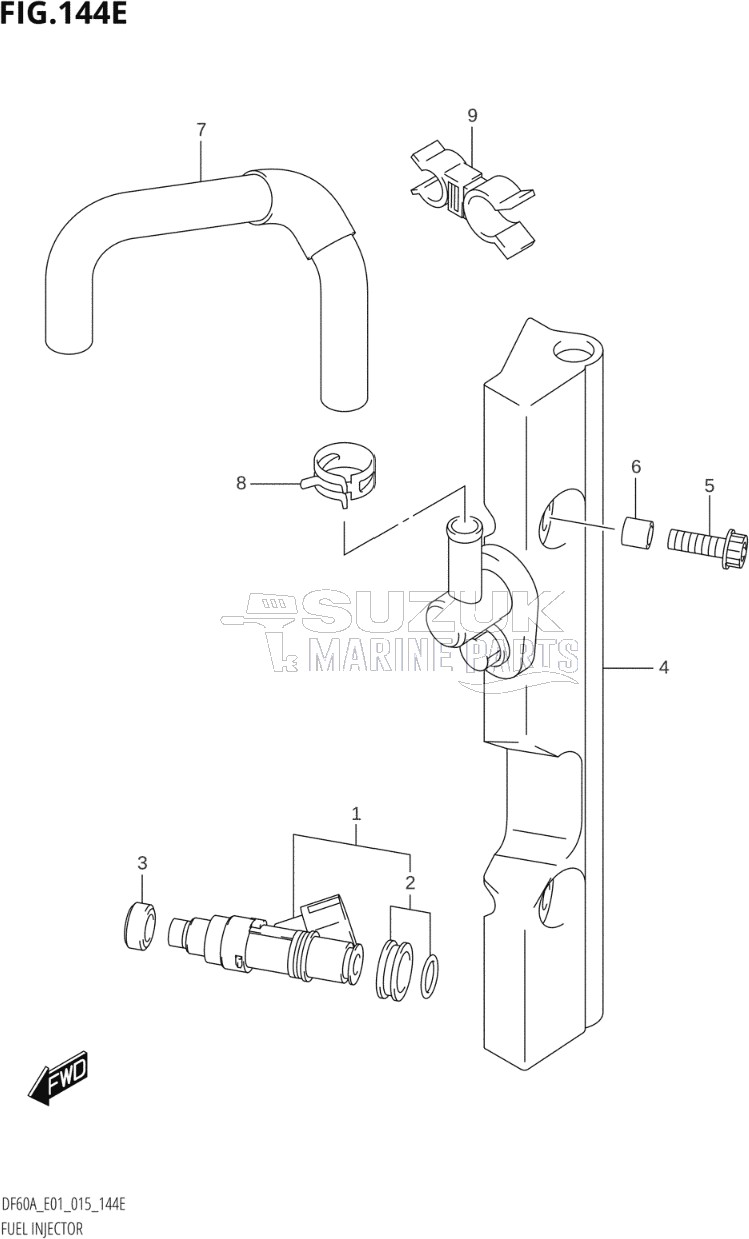 FUEL INJECTOR (DF50A:E01)