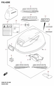 DF9.9B From 00995F-810001 (P01)  2018 drawing ENGINE COVER (DF20A:P01,DF20AR)