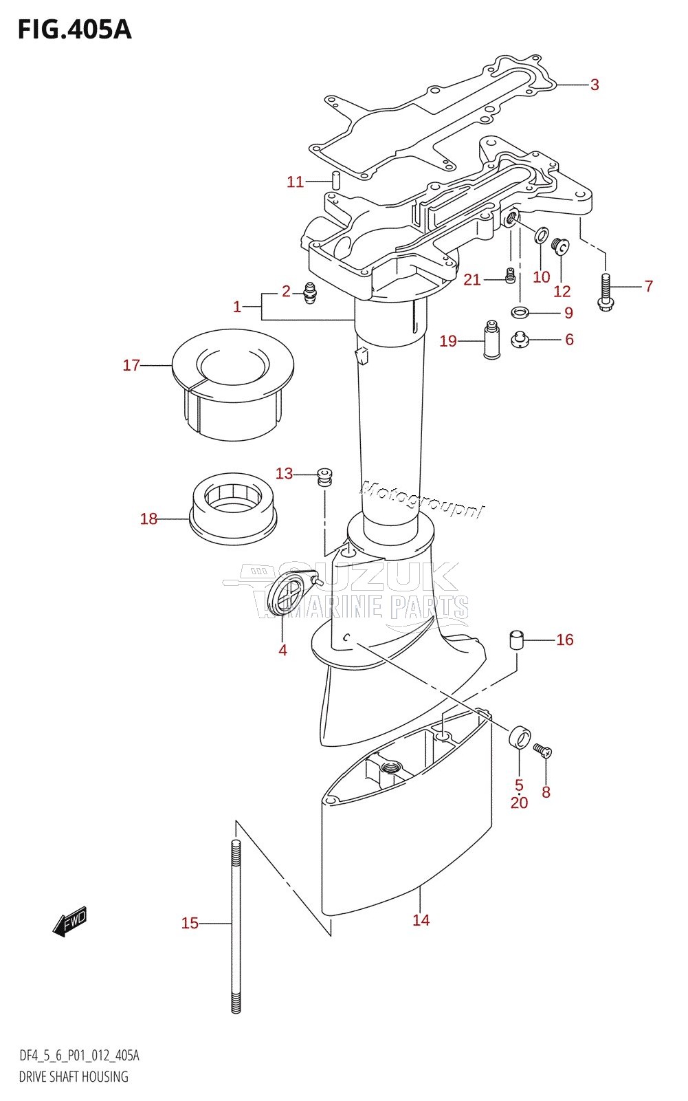 DRIVE SHAFT HOUSING