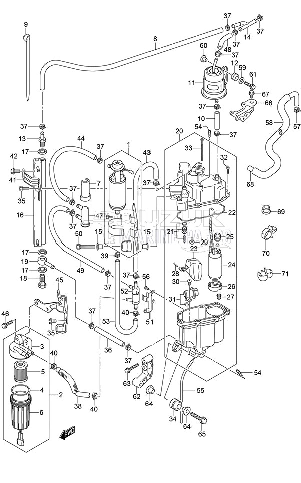 Fuel Pump/Fuel Vapor Separator