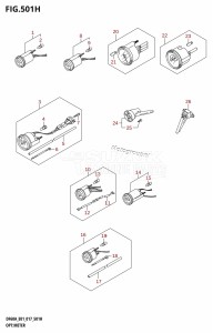 DF60A From 06003F-710001 (E01 E40)  2017 drawing OPT:METER (DF60A:E40)