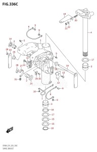 DF50A From 05003F-040001 (E01)  2020 drawing SWIVEL BRACKET (DF40AST:E34)