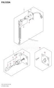 DT30 From 03005 -810001 ()  2018 drawing OPT:SWITCH PANEL (DT30:E-STARTER)