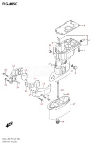 DF25A From 02504F-340001 (P01)  2023 drawing DRIVE SHAFT HOUSING (DF30AQ)