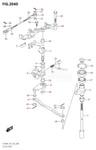 DF200AP From 20003P-810001 (E01 E40)  2018 drawing CLUTCH SHAFT (DF200AP:E40)