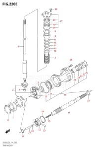 06002F-410001 (2014) 60hp E03-USA (DF60A) DF60A drawing TRANSMISSION (DF60AVT)