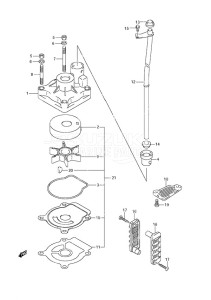 DF 50A drawing Water Pump