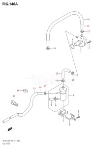 09002F-980001 (2009) 90hp E01-Gen. Export 1 (DF90ATK9) DF90A drawing FUEL PUMP