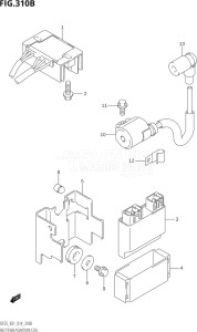 02503F-410001 (2014) 25hp E01-Gen. Export 1 (DF25  DF25A  DF25AT  DF25ATH  DF25Q  DF25R) DF25 drawing RECTIFIER / IGNITION COIL (DF25R:E01)