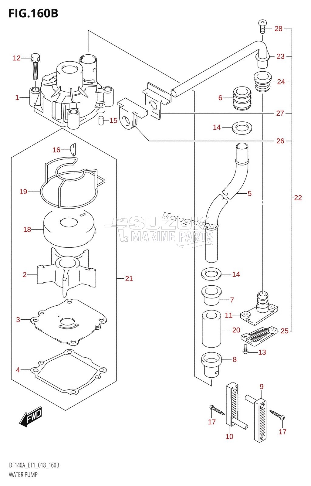 WATER PUMP (E40)