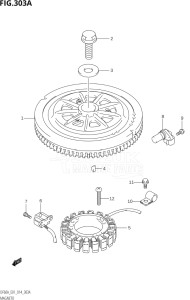 05004F-410001 (2014) 50hp E01-Gen. Export 1 (DF50AVT  DF50AVTH) DF50A drawing MAGNETO