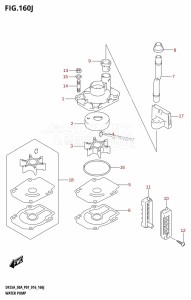 DF30A From 03003F-610001 (P01 P40)  2016 drawing WATER PUMP (DF30AQ:P01)