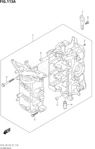 03003F-710001 (2017) 30hp P40-Costa Rica (DF30A  DF30AQ  DF30AR  DF30AT  DF30ATH  DT30  DT30R) DF30A drawing CYLINDER BLOCK