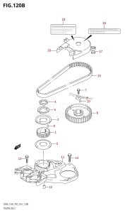 DF9.9A From 00994F-410001 (P03)  2014 drawing TIMING BELT (DF8AR:P03)