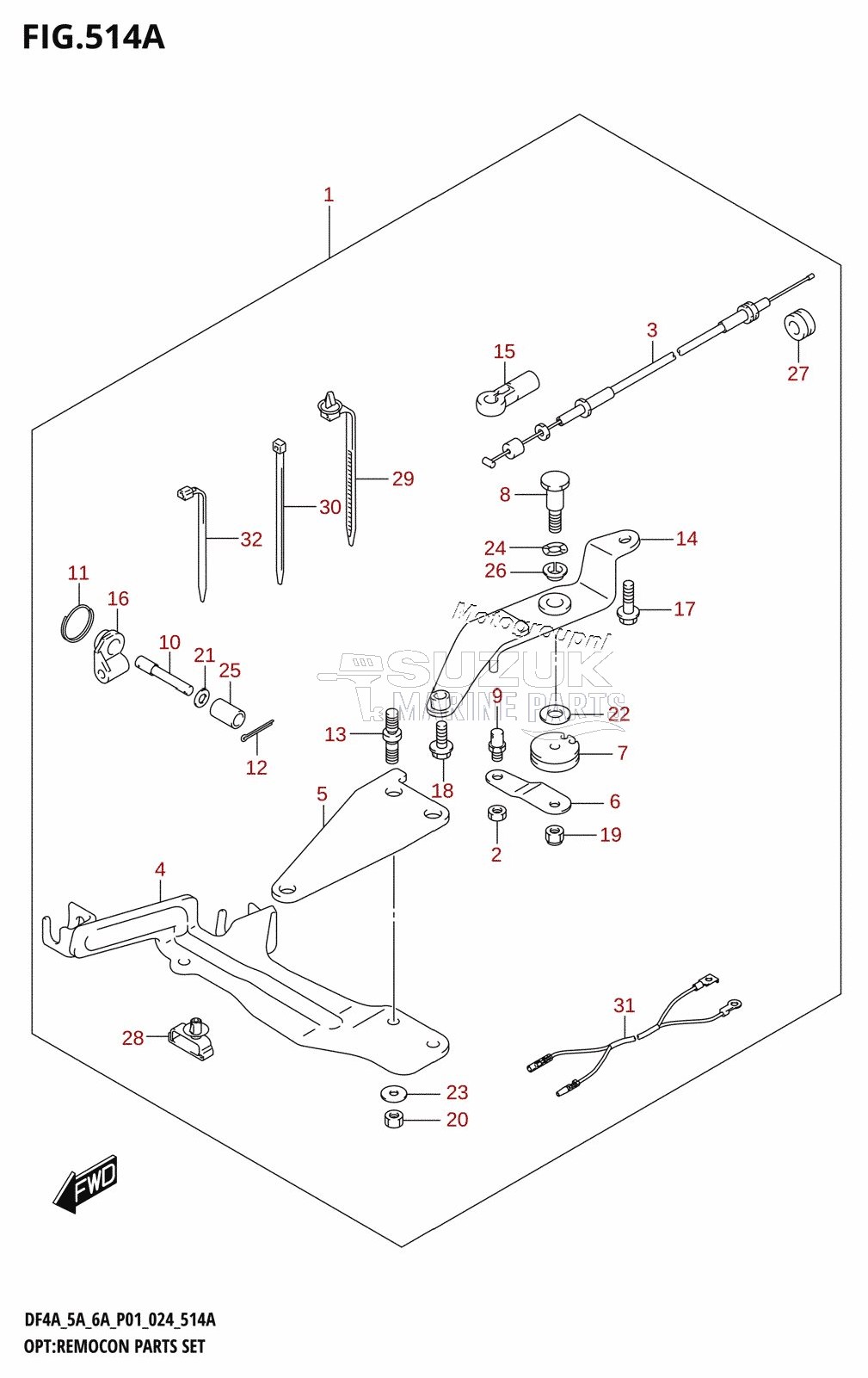 OPT:REMOCON PARTS SET