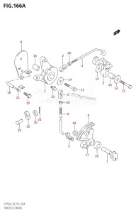 DT30 From 03001-151001 ()  2001 drawing THROTTLE CONTROL ((DT25,DT30):(E01,E13),DT30R:E01)