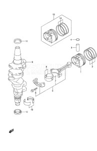 DF 60A drawing Crankshaft