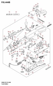 DF60A From 06003F-410001 (E01 E40)  2014 drawing TILLER HANDLE (DF40ATH:E01)