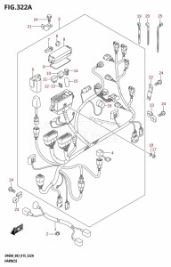 DF60A From 06003F-510001 (E03)  2015 drawing HARNESS (DF40A:E03)