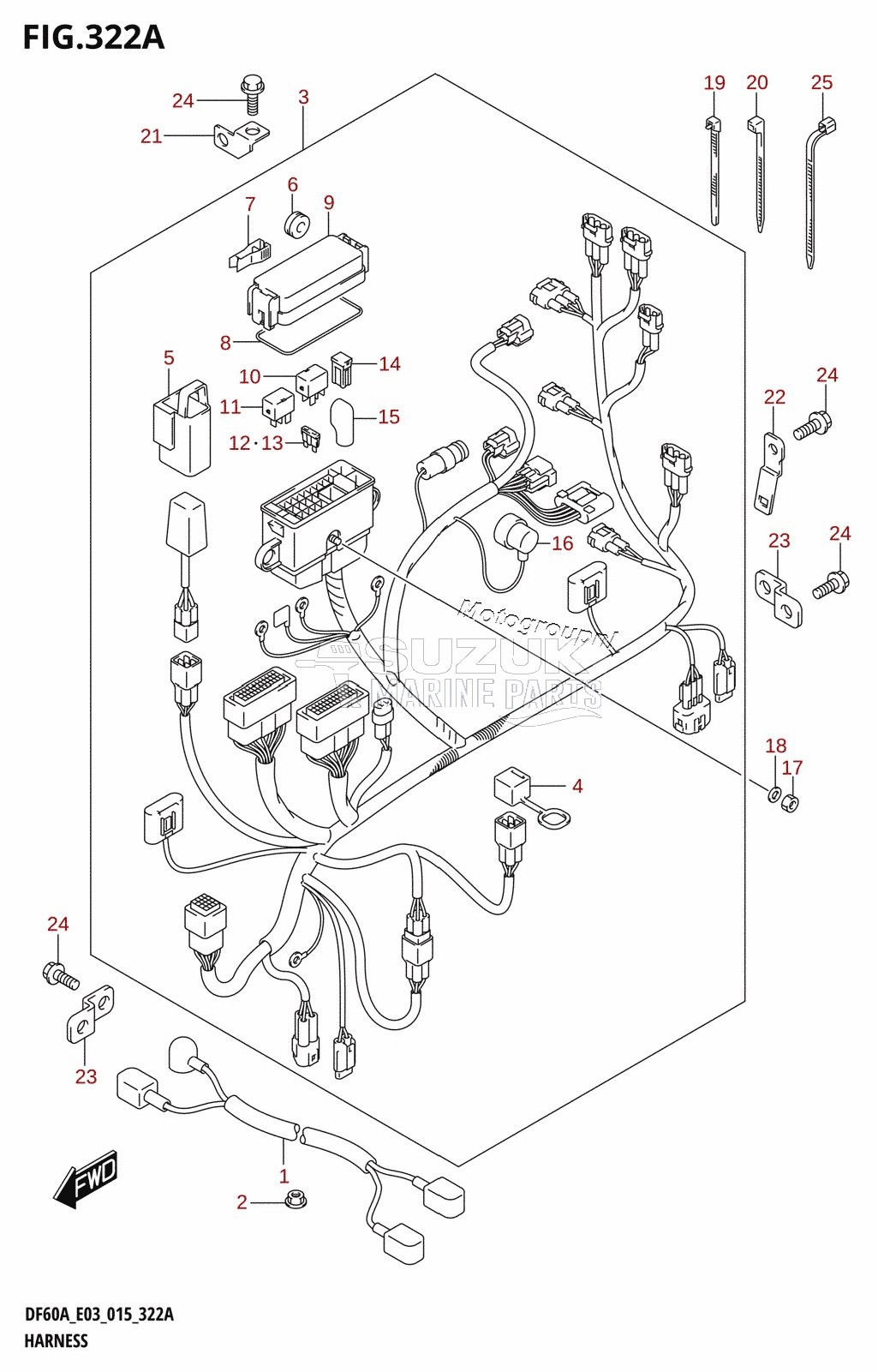 HARNESS (DF40A:E03)