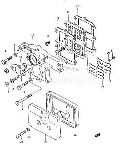 DT5 From 0501-100001 ()  1988 drawing DT8 REED VALVE