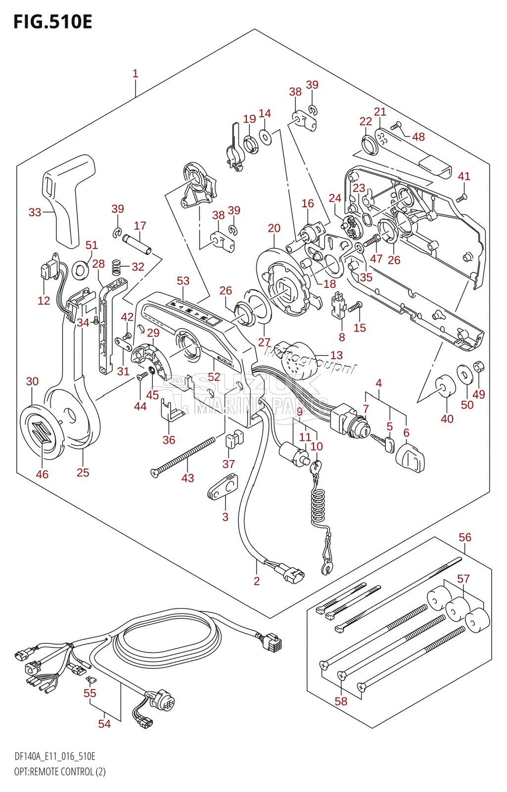 OPT:REMOTE CONTROL (2) (DF115AZ:E40)