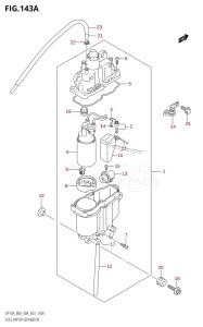 DF70A From 07003F-010001 (E03)  2010 drawing FUEL VAPOR SEPARATOR