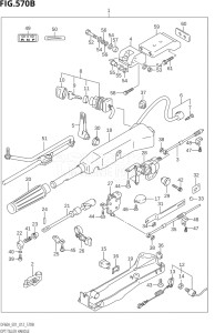 04003F-210001 (2012) 40hp E01-Gen. Export 1 (DF40AQH  DF40AT) DF40A drawing OPT:TILLER HANDLE (DF40AST:E34)