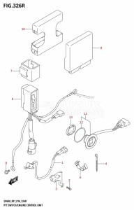 DF50A From 05003F-610001 (E01)  2016 drawing PTT SWITCH /​ ENGINE CONTROL UNIT (DF60AVT:E01)