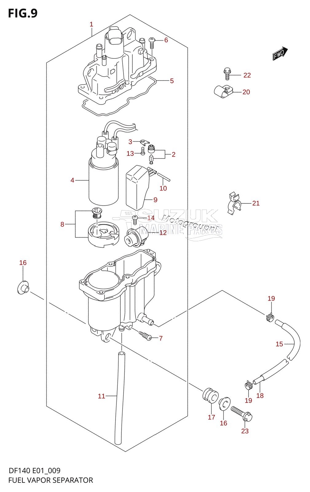 FUEL VAPOR SEPARATOR