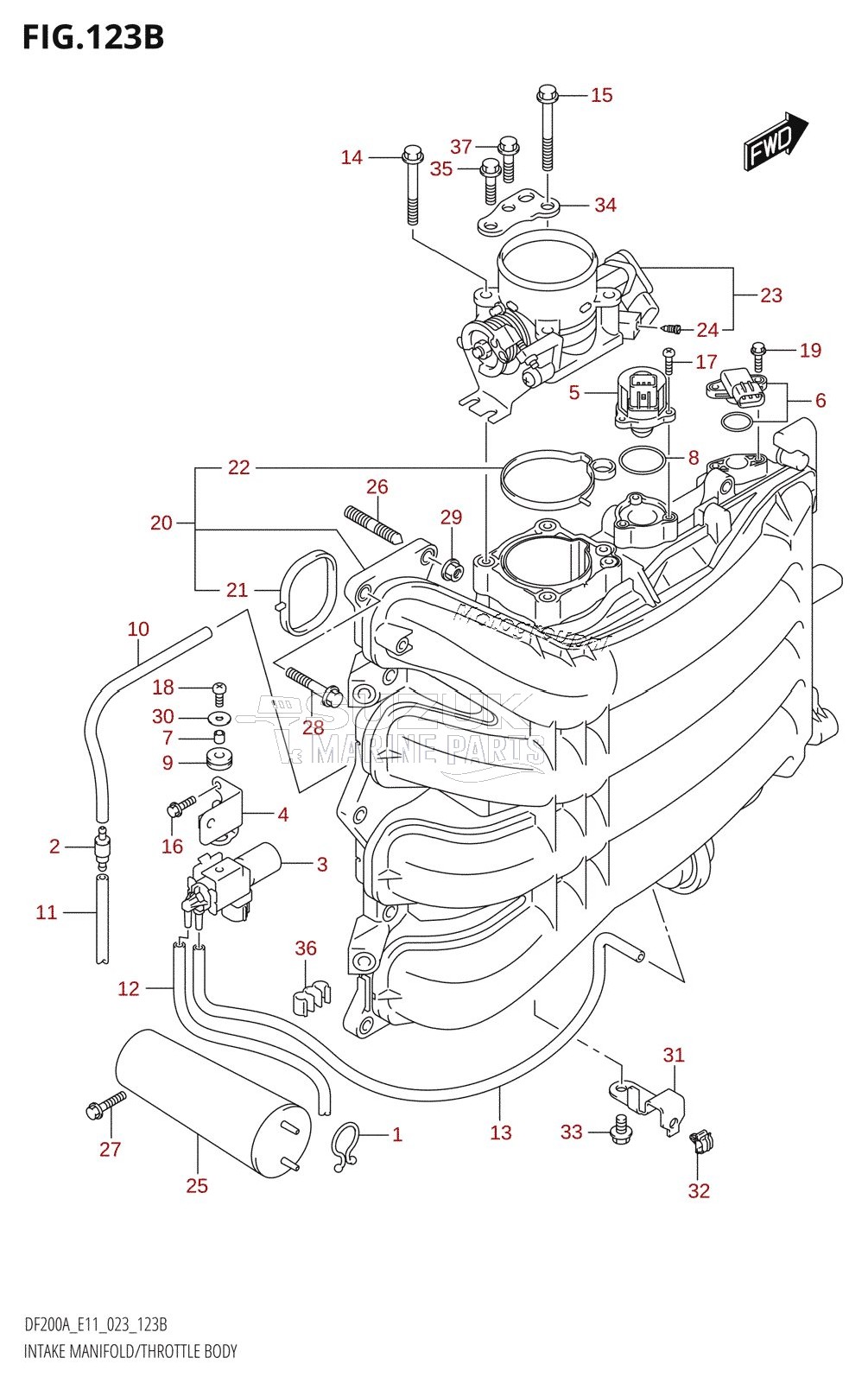 INTAKE MANIFOLD /​ THROTTLE BODY (022)